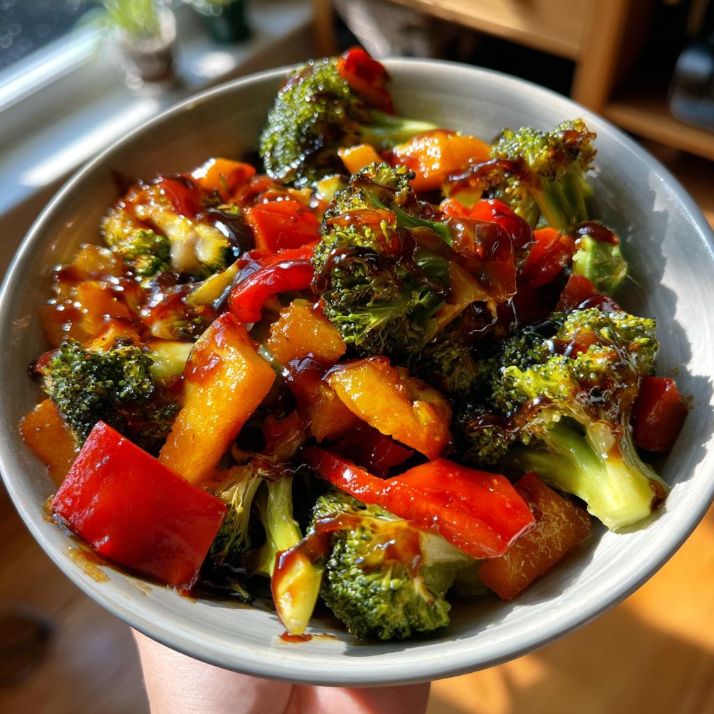 15-Minute Air Fryer Veggie Stir Fry