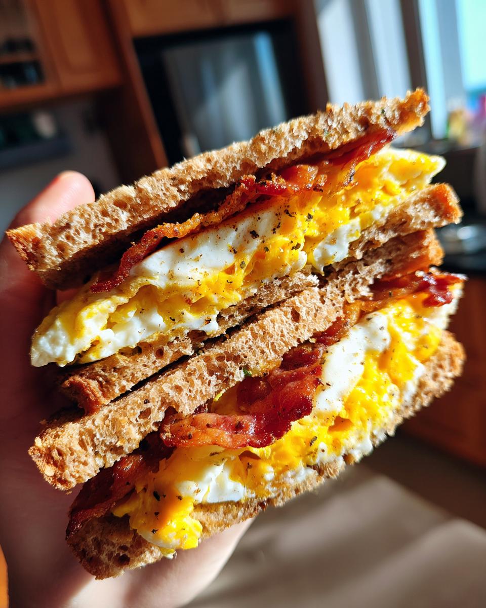 Air Fryer Breakfast Sandwich - detail 1