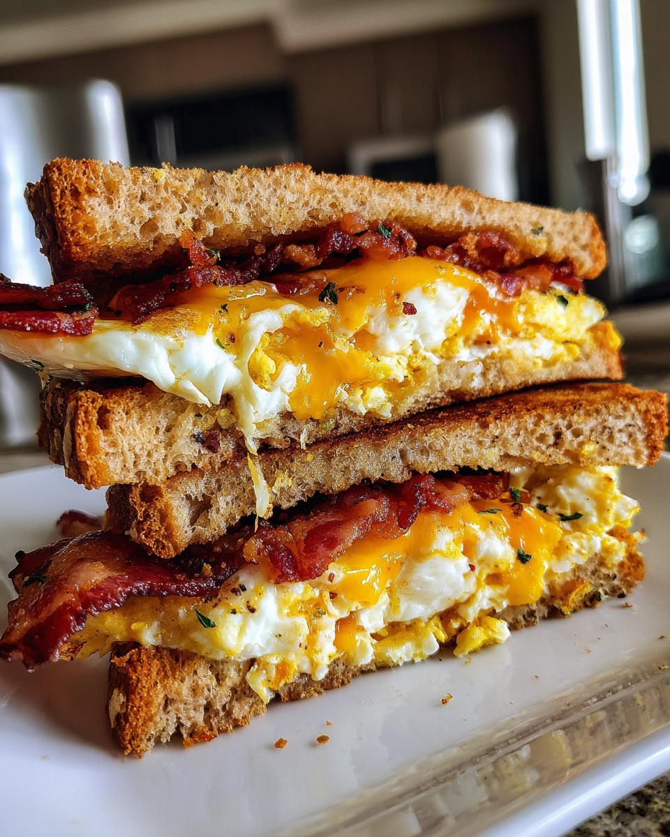 Air Fryer Breakfast Sandwich