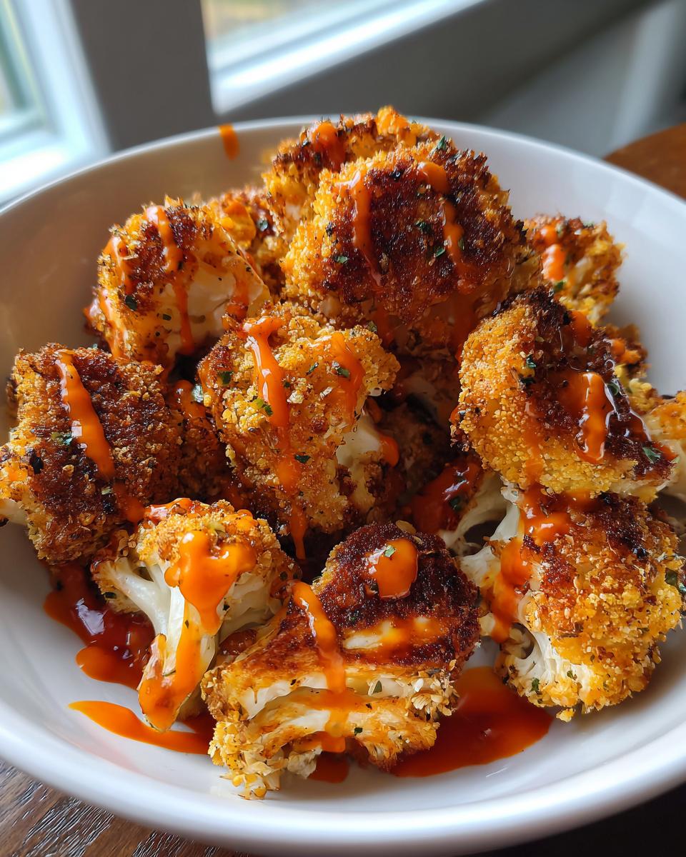 Air Fryer Buffalo Cauliflower Bites