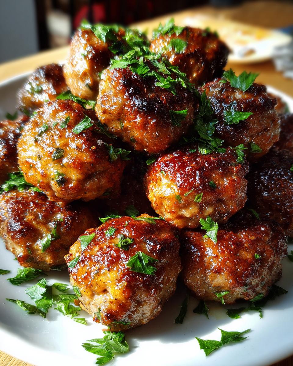 Air Fryer Mini Meatballs - detail 1