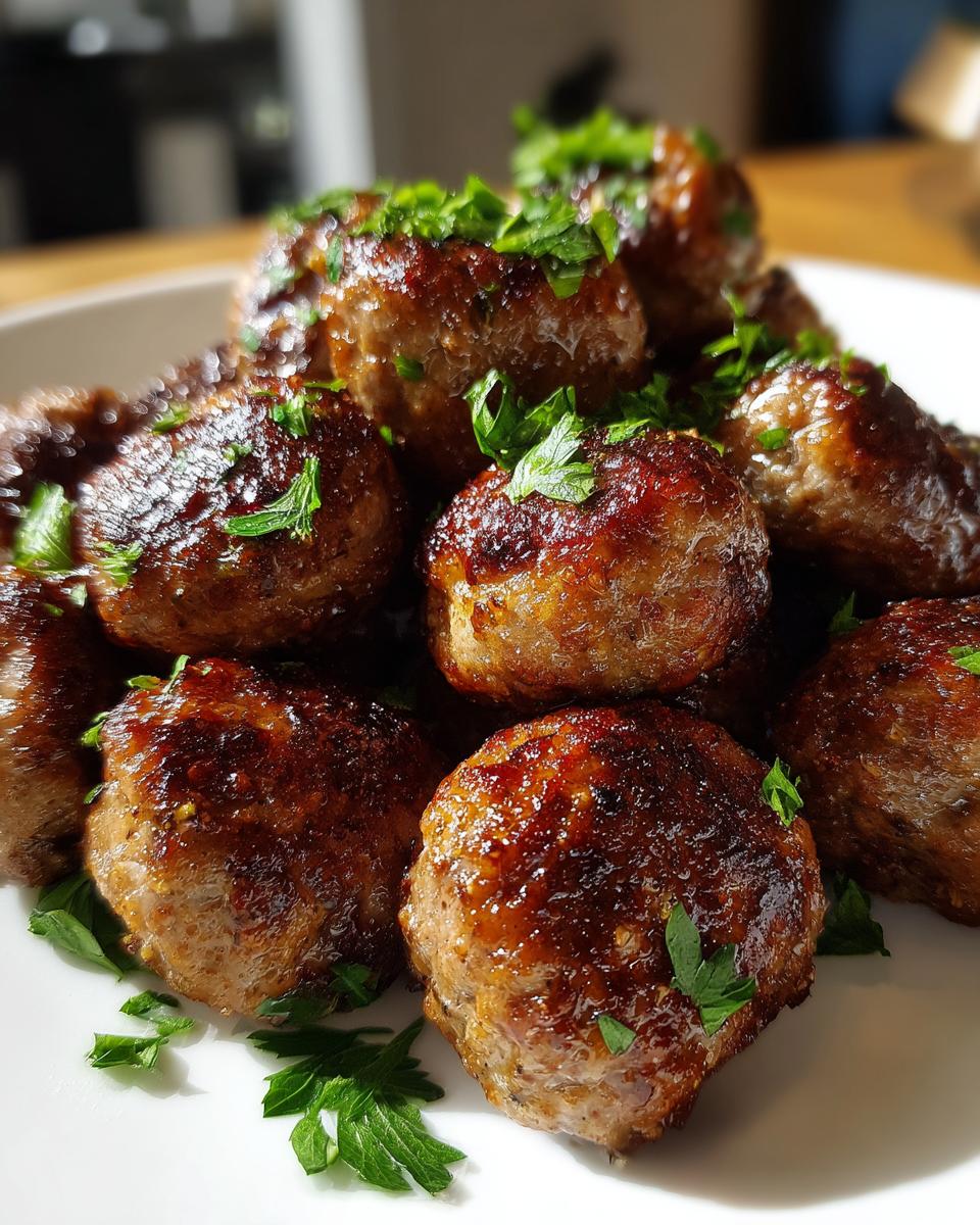 Air Fryer Mini Meatballs