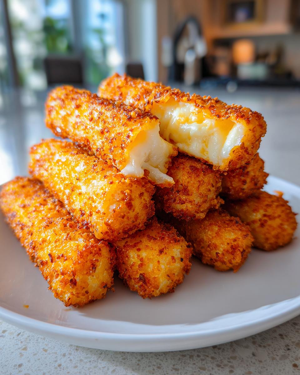 Air Fryer Mozzarella Sticks