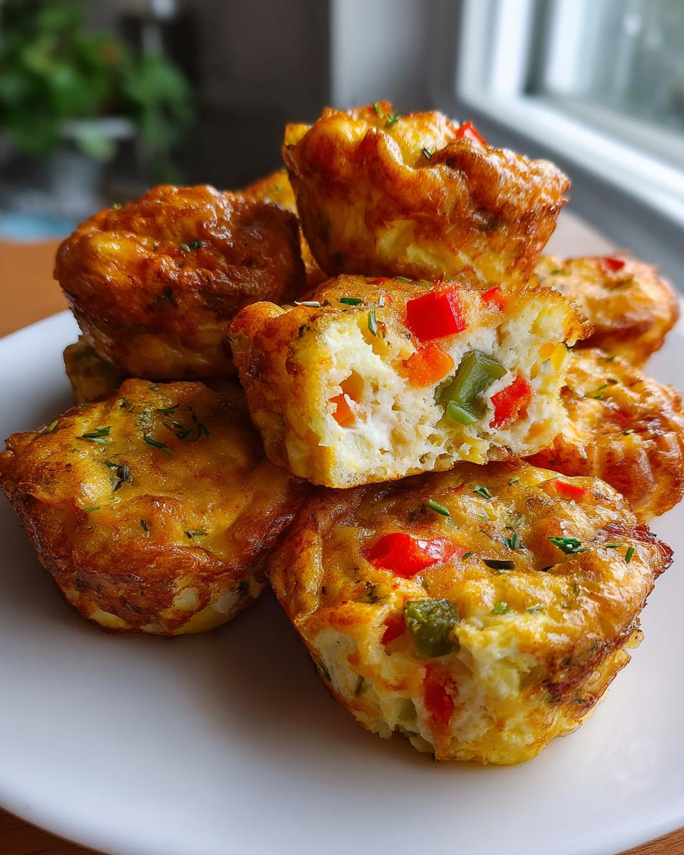Air Fryer Omelette Bites