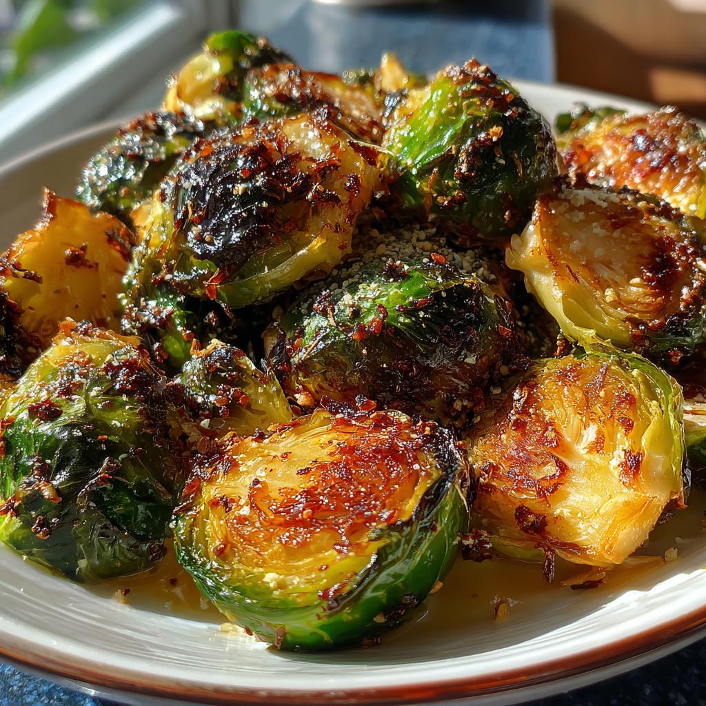 Easy Air Fryer Brussels Sprouts - detail 1