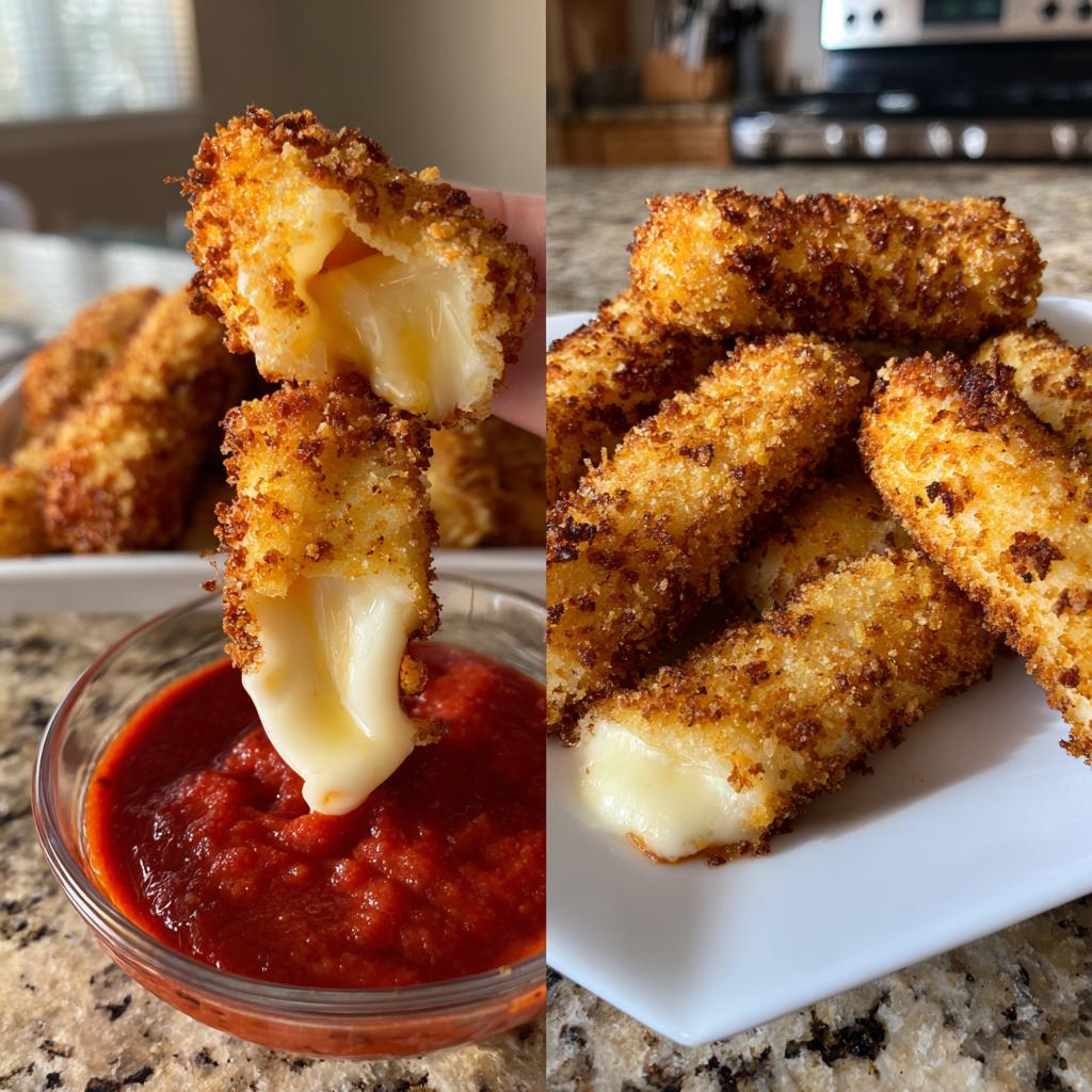 Easy Air Fryer Mozzarella Sticks - detail 1