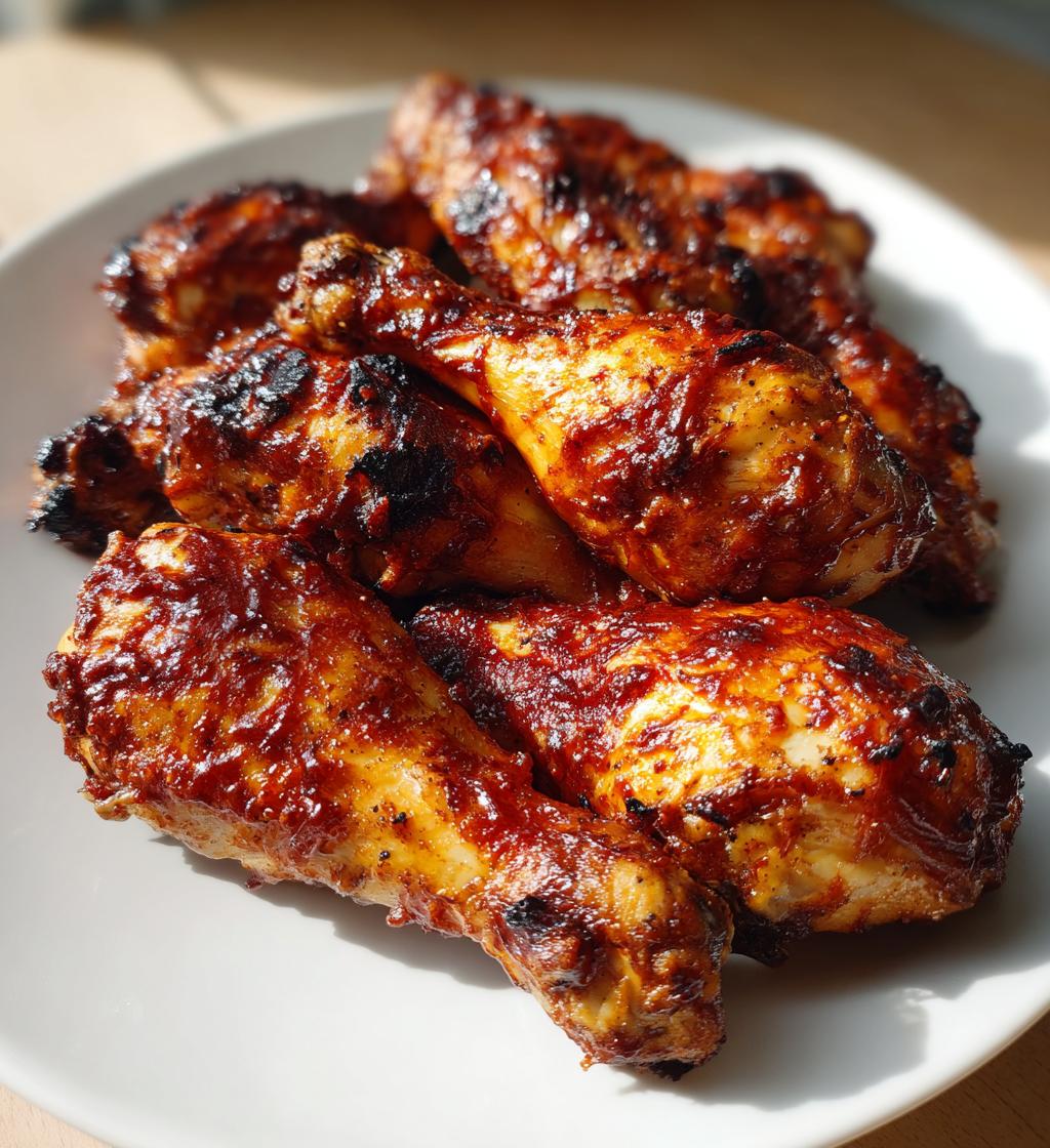15-Minute Air Fryer BBQ Chicken Drumsticks
