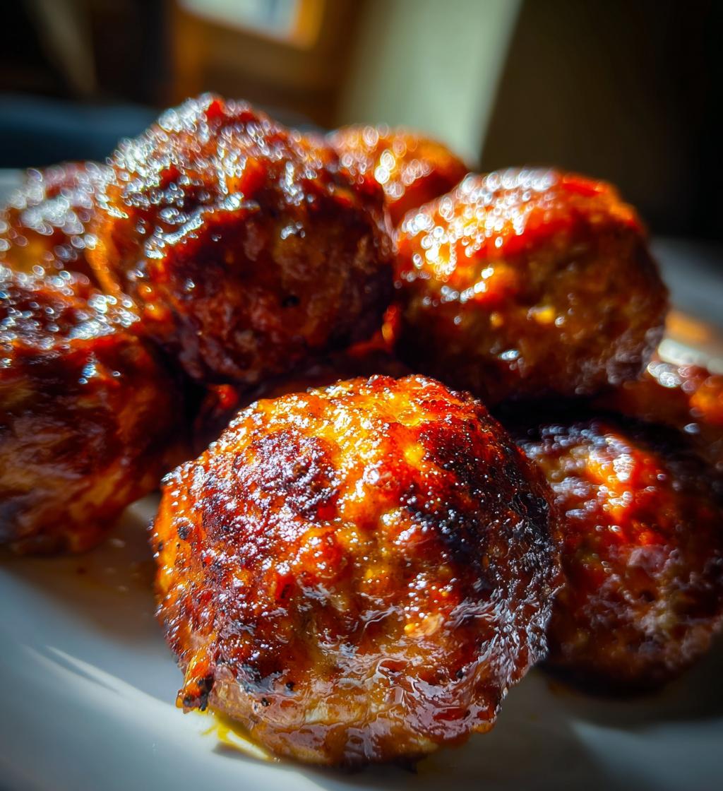 15-Minute Air Fryer BBQ Meatballs - detail 1