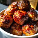 15-Minute Air Fryer BBQ Meatballs