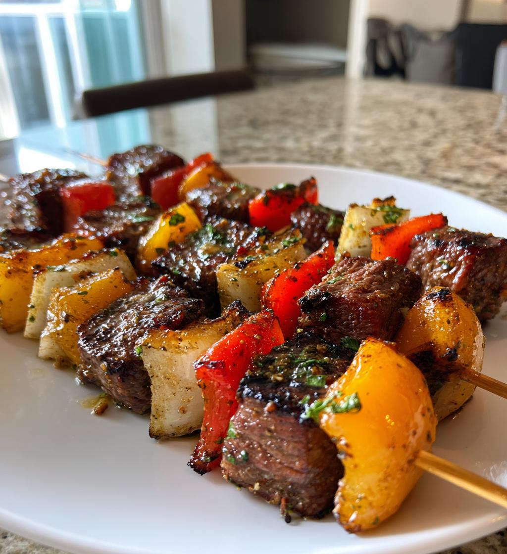 15-Minute Air Fryer Beef Kabobs - detail 1