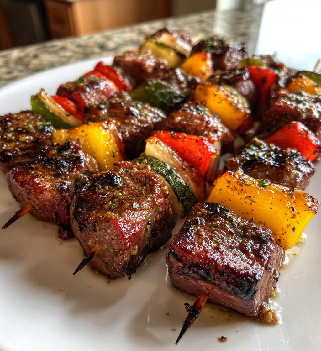 15-Minute Air Fryer Beef Kabobs