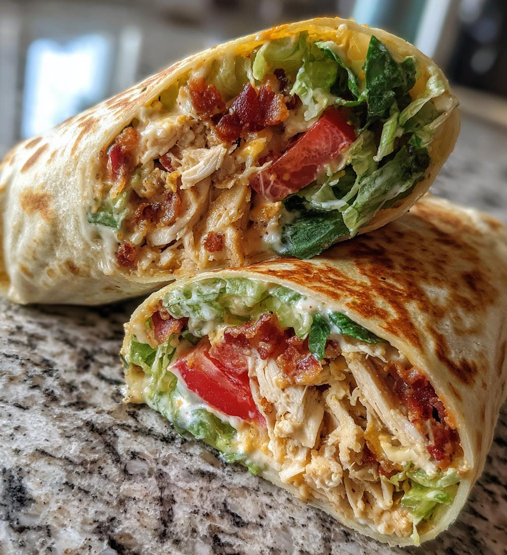 15-Minute Air Fryer Chicken Bacon Ranch Wraps - detail 1