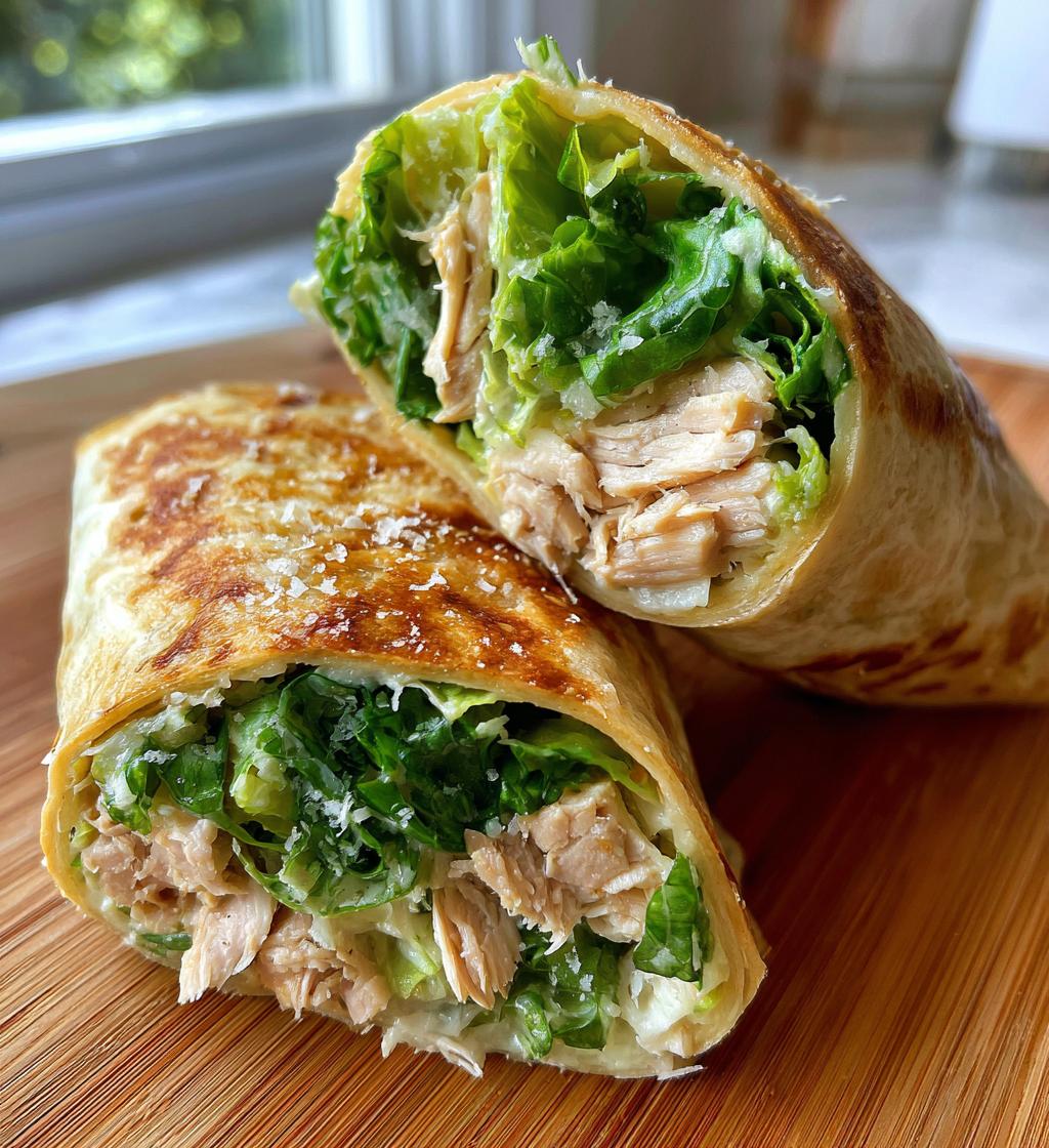 15-Minute Air Fryer Chicken Caesar Wraps - detail 1