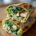 15-Minute Air Fryer Chicken Caesar Wraps