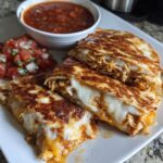 15-Minute Air Fryer Chicken Quesadillas