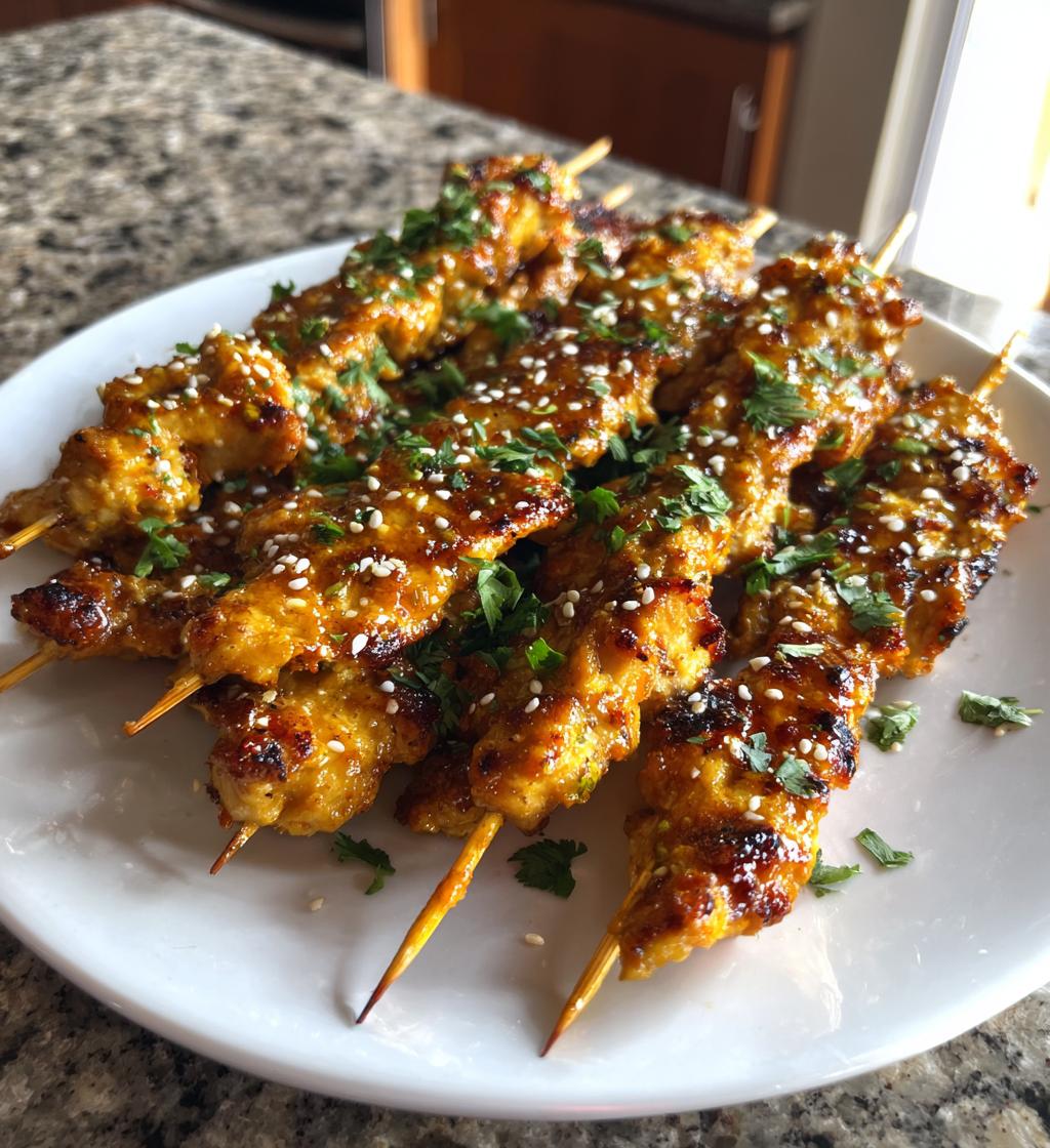 15-Minute Air Fryer Chicken Satay - detail 1