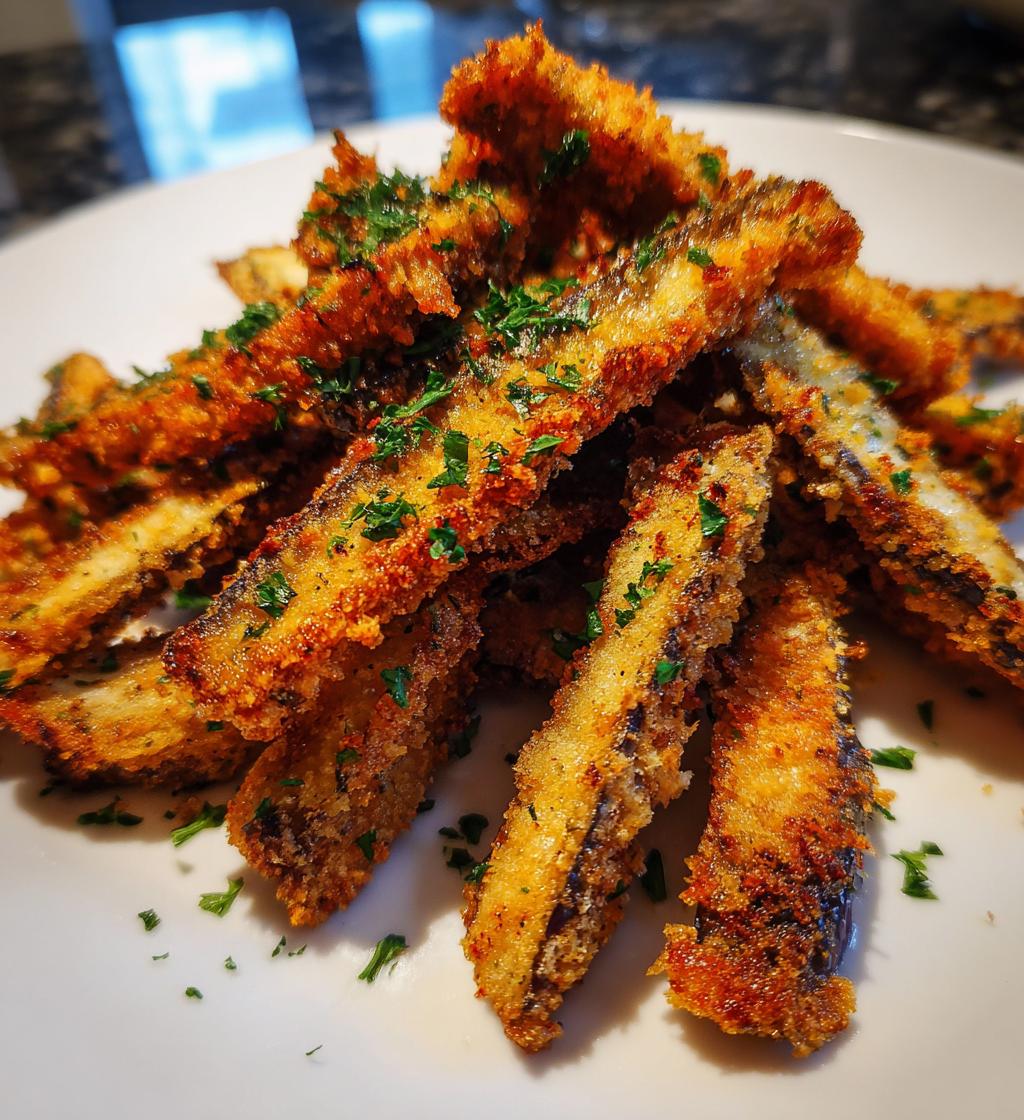 15-Minute Air Fryer Eggplant Fries
