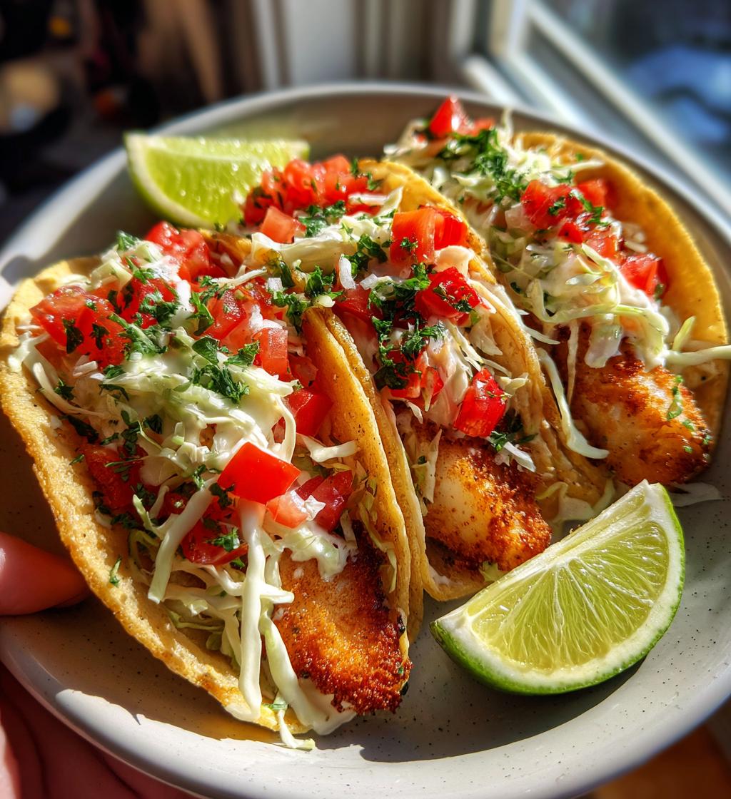 15-Minute Air Fryer Fish Tacos