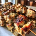 15-Minute Air Fryer Greek Chicken Skewers