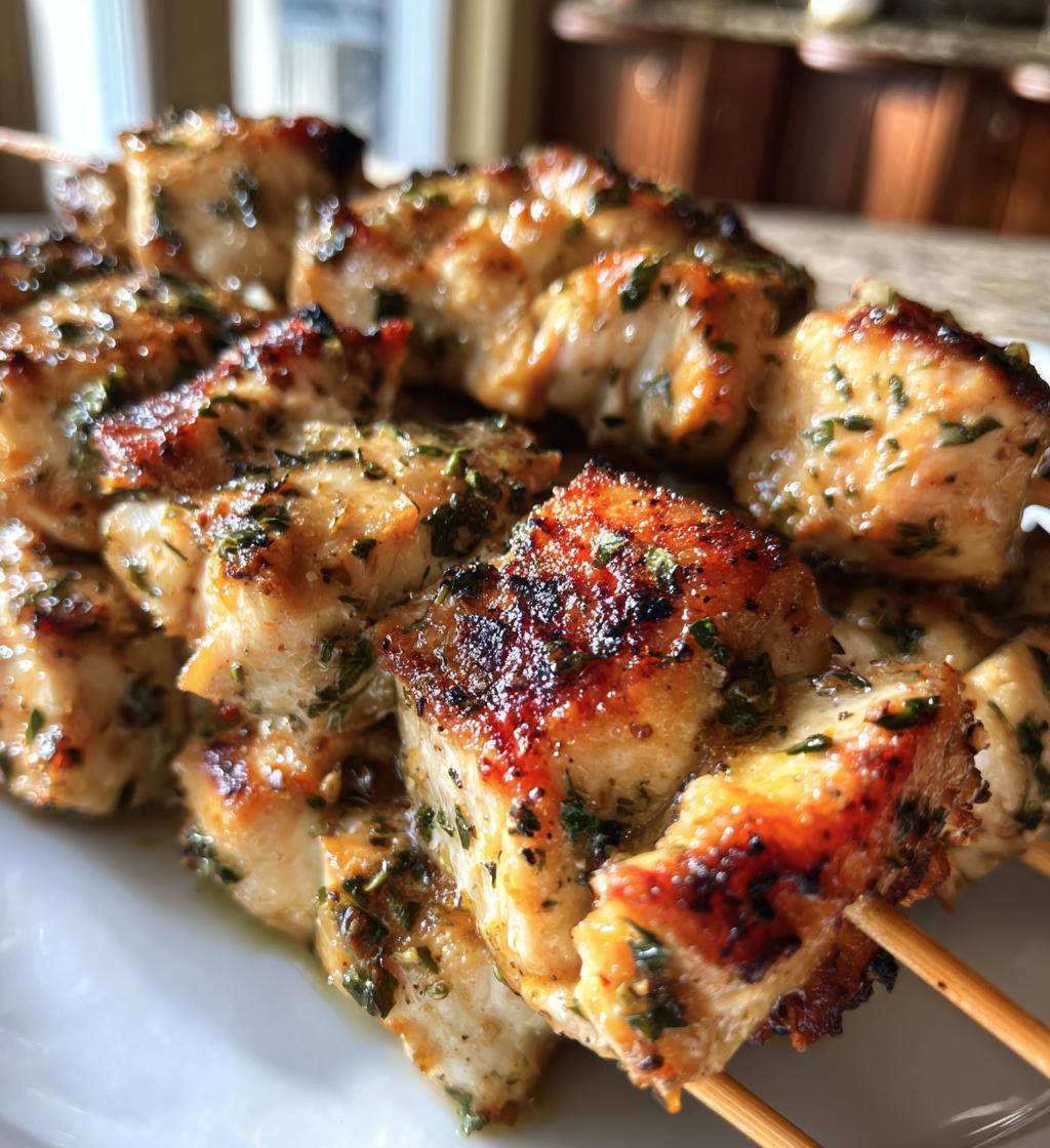 15-Minute Air Fryer Greek Chicken Skewers
