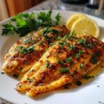 15-Minute Air Fryer Lemon Garlic Tilapia