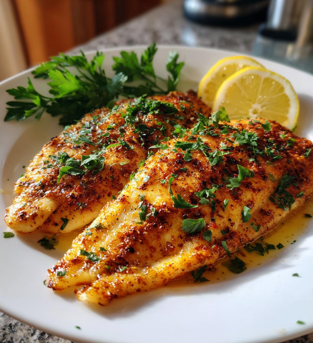 15-Minute Air Fryer Lemon Garlic Tilapia