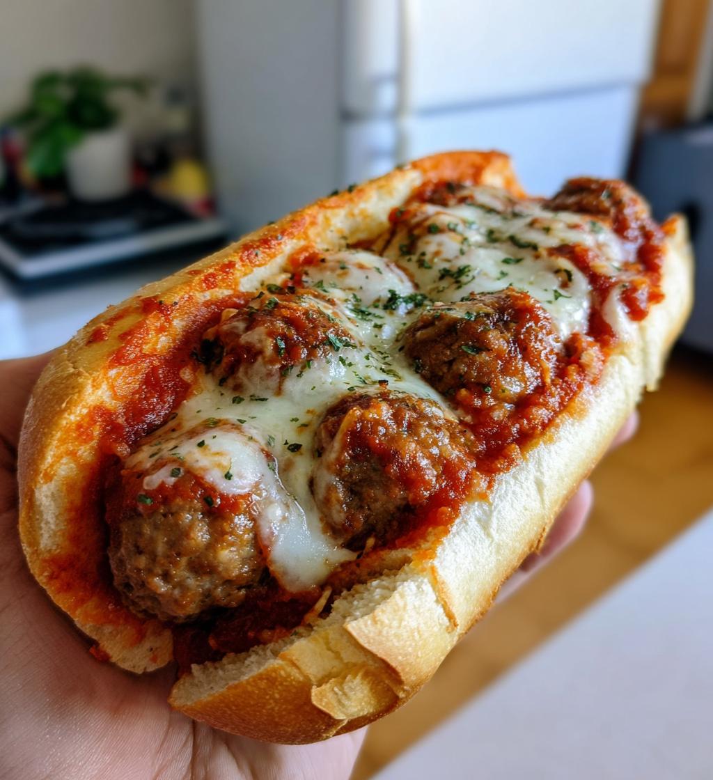 15-Minute Air Fryer Meatball Subs
