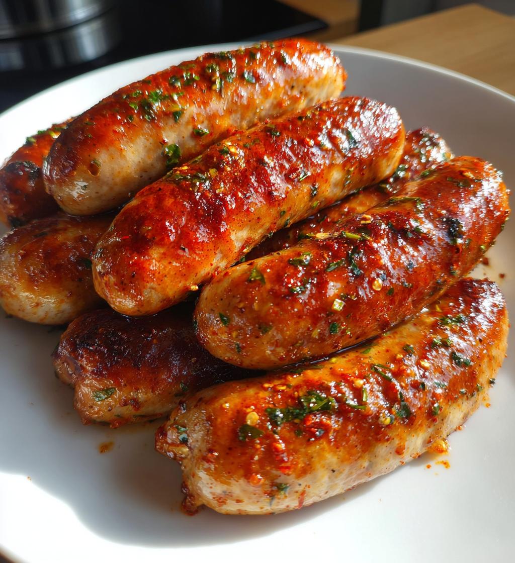 15-Minute Air Fryer Pork Sausages