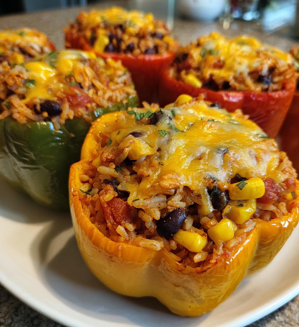 15-Minute Air Fryer Stuffed Bell Peppers - detail 1