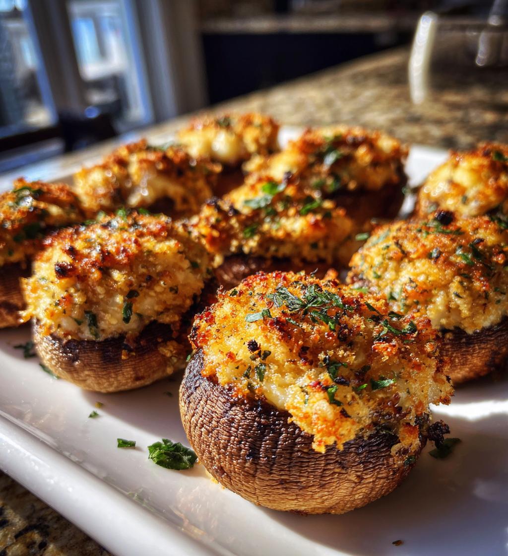 15-Minute Air Fryer Stuffed Mushrooms - detail 1