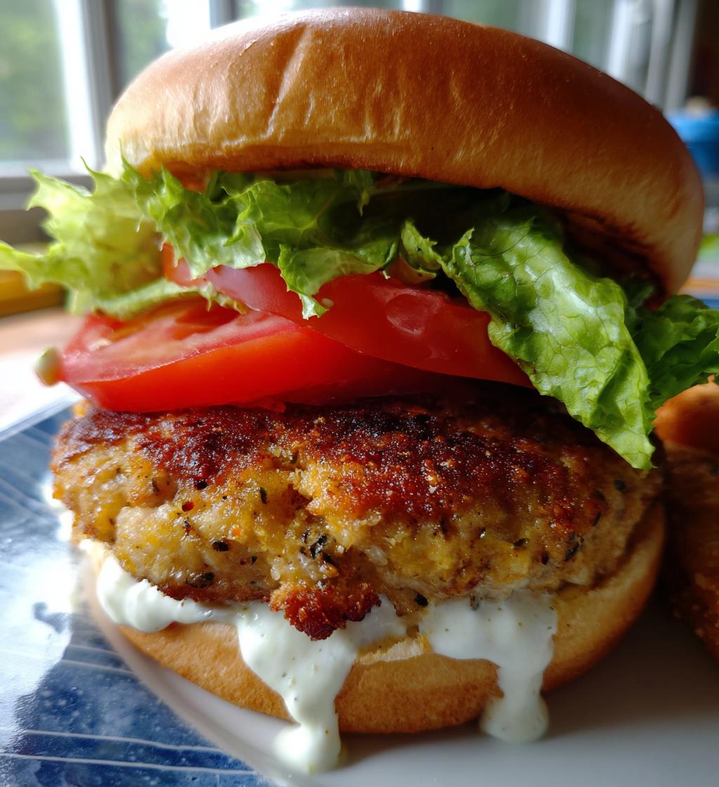 15-Minute Air Fryer Turkey Burgers