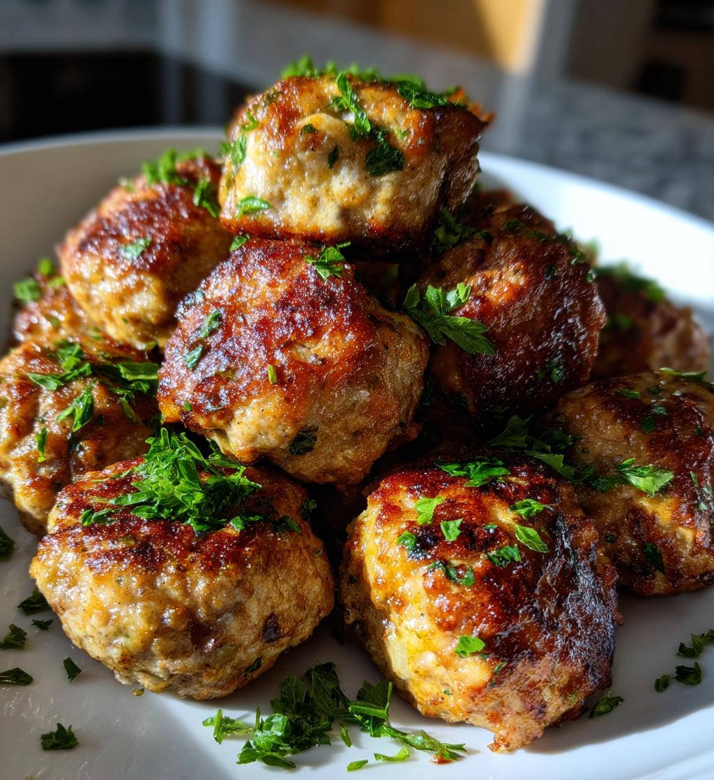 15-Minute Air Fryer Turkey Meatballs