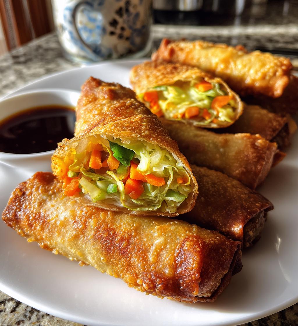 15-Minute Air Fryer Veggie Egg Rolls - detail 1