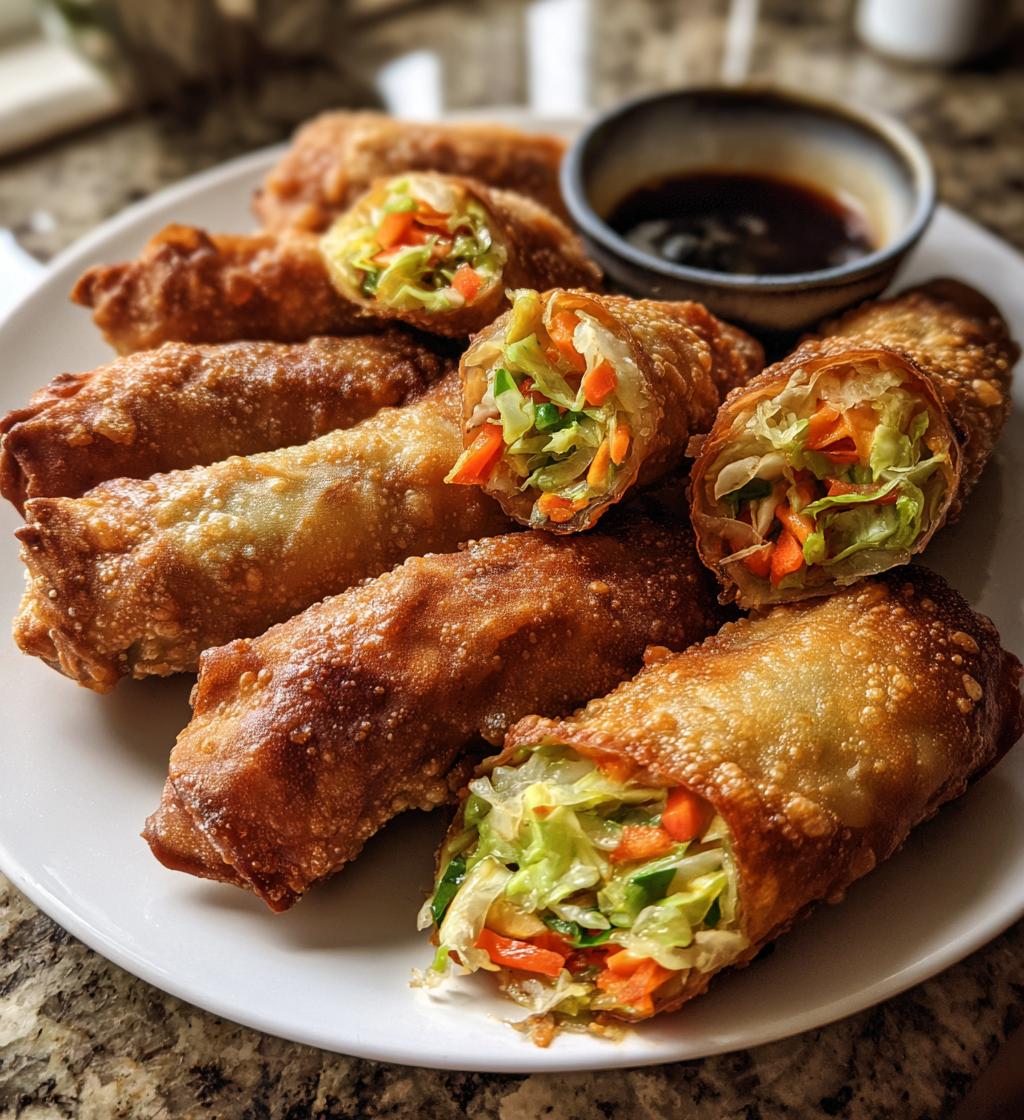 15-Minute Air Fryer Veggie Egg Rolls