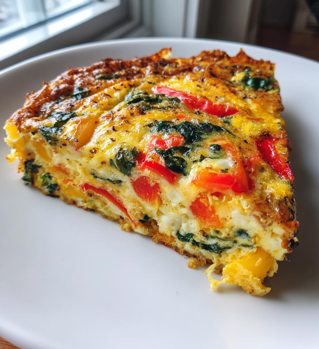 15-Minute Air Fryer Veggie Frittata - detail 1