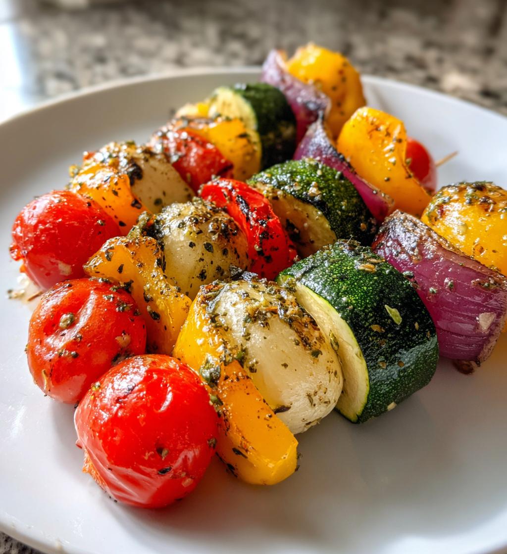 15-Minute Air Fryer Veggie Skewers - detail 1