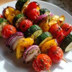 15-Minute Air Fryer Veggie Skewers