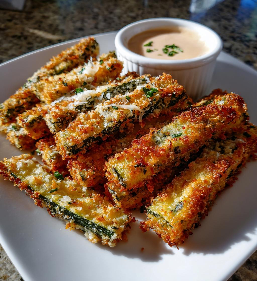 15-Minute Air Fryer Zucchini Fries