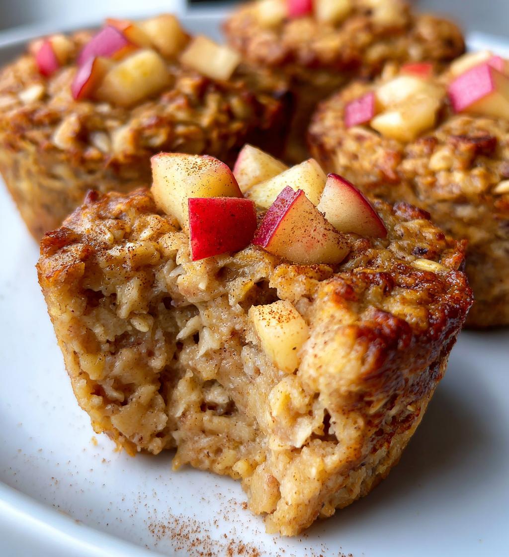Air Fryer Apple Cinnamon Oatmeal Cups