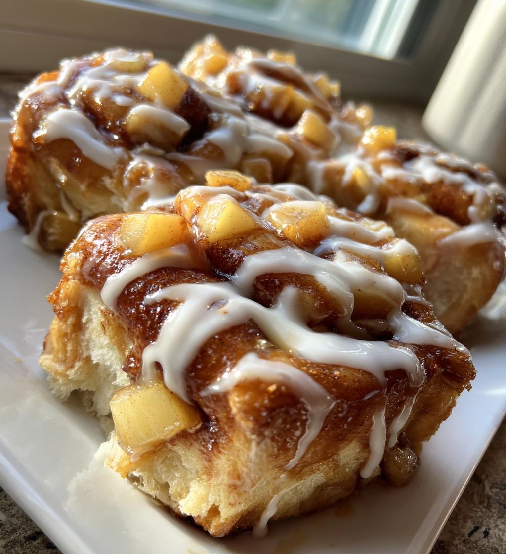 Air Fryer Apple Cinnamon Rolls - detail 1