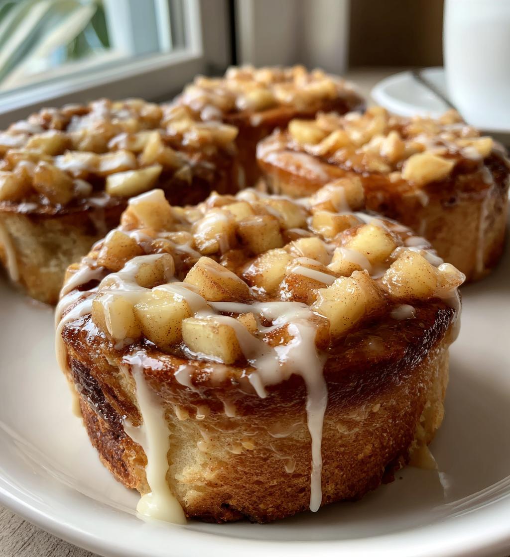 Air Fryer Apple Cinnamon Rolls