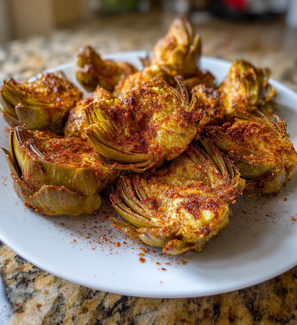 Air Fryer Artichoke Hearts - detail 1
