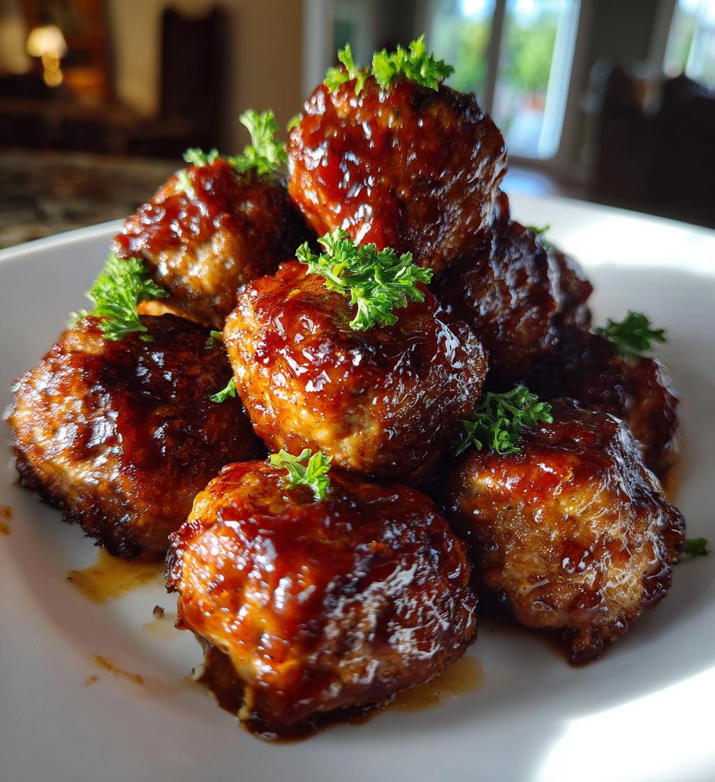 Air Fryer BBQ Meatballs - detail 1