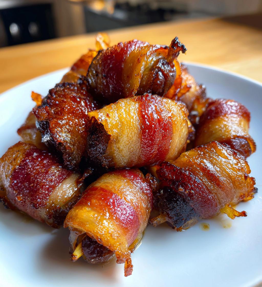 Air Fryer Bacon-Wrapped Dates - detail 1