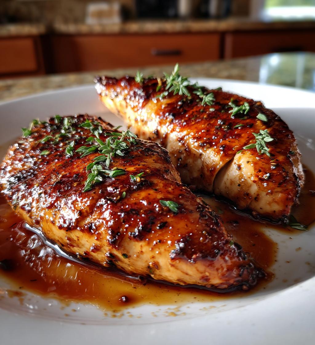 Air Fryer Balsamic Glazed Chicken Breast - detail 1