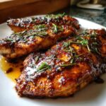 Air Fryer Balsamic Glazed Chicken Breast