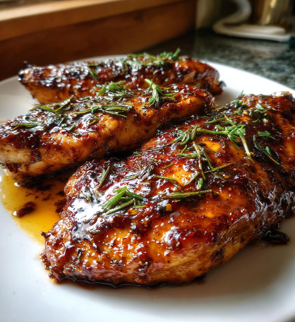 Air Fryer Balsamic Glazed Chicken Breast