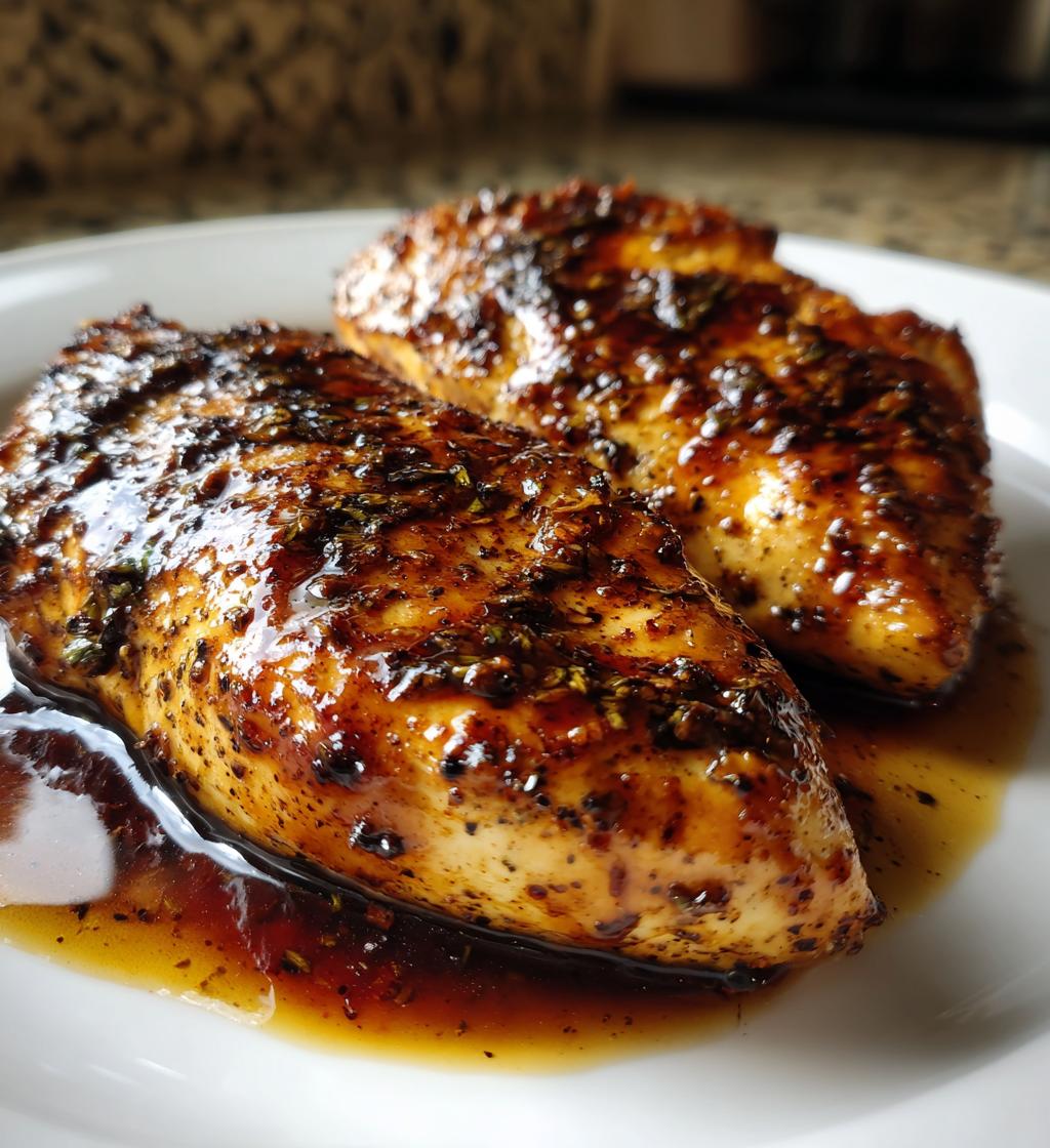 Air Fryer Balsamic Glazed Chicken fillet