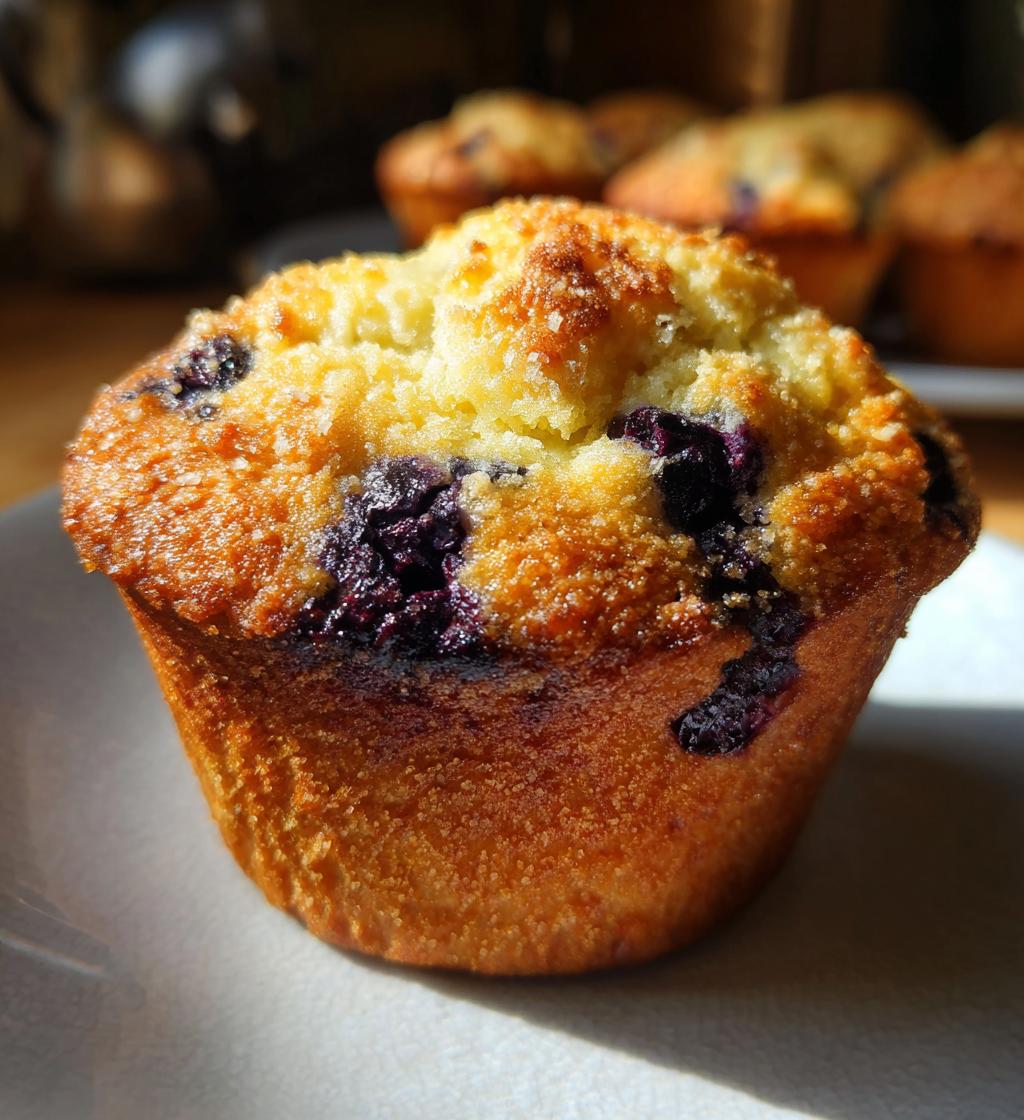 Air Fryer Blueberry Muffins