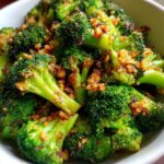 Air Fryer Broccoli (Garlic Roasted)